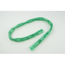 R2Brand Steel Chain with Green Sleeve Covering  3-Foot - B071HNV1F4